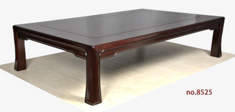 座敷机: 紫檀 浅井作 一重けり足  5尺机  大阪唐木指物(完成品)　no.8525