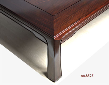 座敷机: 紫檀 浅井作 一重けり足  5尺机  大阪唐木指物(完成品)　no.8525