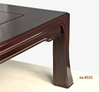 座敷机: 紫檀 浅井作 一重けり足  5尺机  大阪唐木指物(完成品)　no.8525