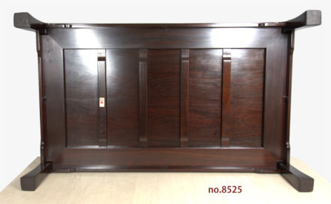 座敷机: 紫檀 浅井作 一重けり足  5尺机  大阪唐木指物(完成品)　no.8525